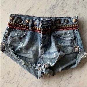 One teaspoon denim shorts